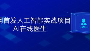 黑马人工智能实战项目-AI在线医生(41课)